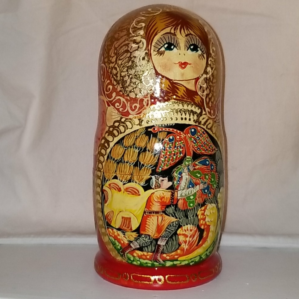 Genuine Russian nesting dolls